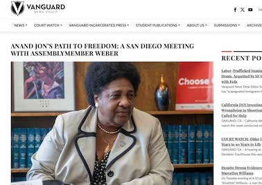 Anand Jon's path to freedom assemblymember shirly weber.webp