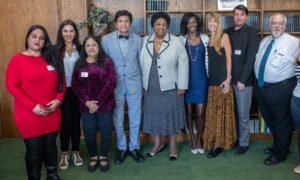 The group meeting with assemblymember shirley weber